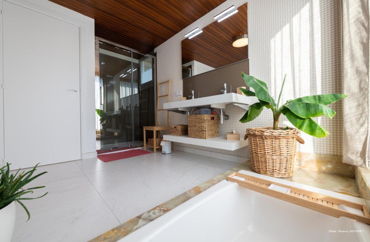 Agape, Elegant T2, 4 Etoiles, Plage Et Gr34 3Km, Centre Ville 750M 富埃南 外观 照片