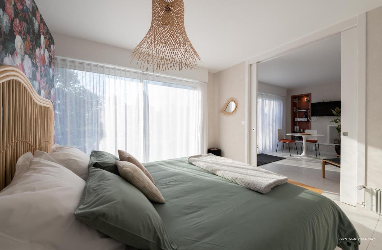 Agape, Elegant T2, 4 Etoiles, Plage Et Gr34 3Km, Centre Ville 750M 富埃南 外观 照片